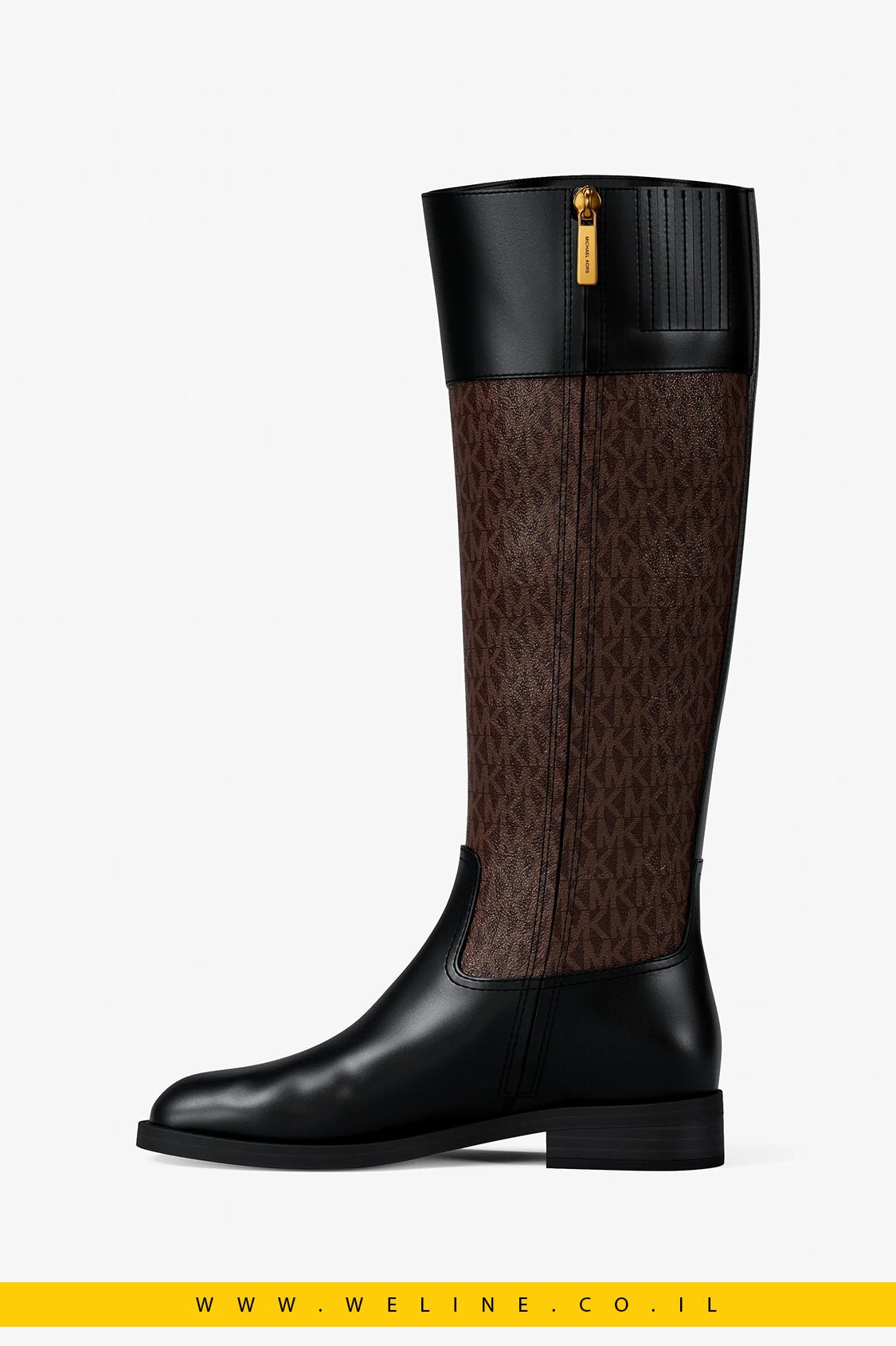 מגפיים לנשים Michael Kors Kimmee Signature Logo Boot - WELINE.CO.IL