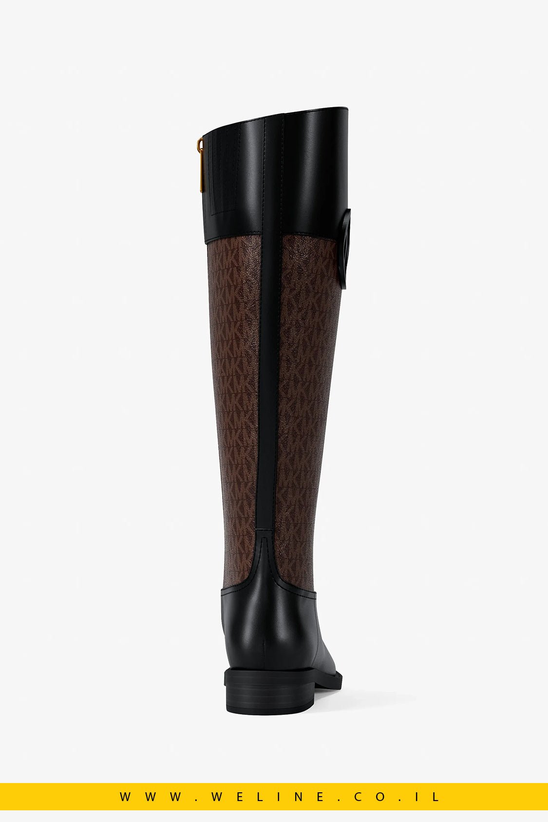 מגפיים לנשים Michael Kors Kimmee Signature Logo Boot - WELINE.CO.IL