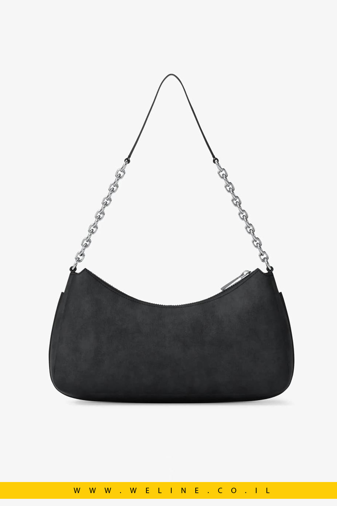 תיק כתף לנשים Michael Kors Nolita Medium Nubuck Chain Pochette - WELINE.CO.IL