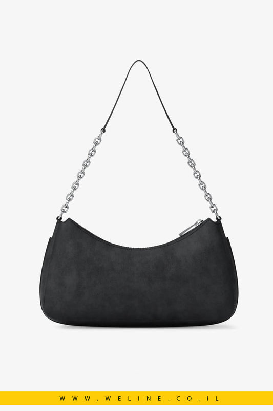 תיק כתף לנשים Michael Kors Nolita Medium Nubuck Chain Pochette - WELINE.CO.IL