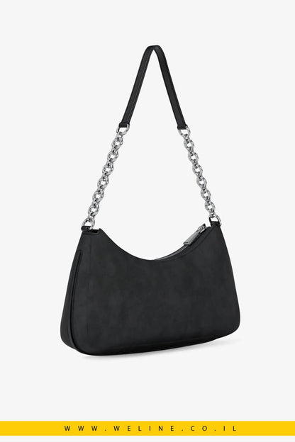 תיק כתף לנשים Michael Kors Nolita Medium Nubuck Chain Pochette - WELINE.CO.IL