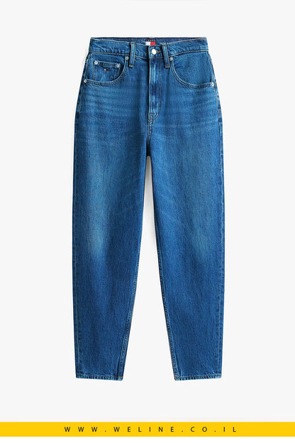 ג'ינס נשים גזרת Mom בגובה אולטרה - גבוה | Tommy Jeans - WELINE.CO.IL