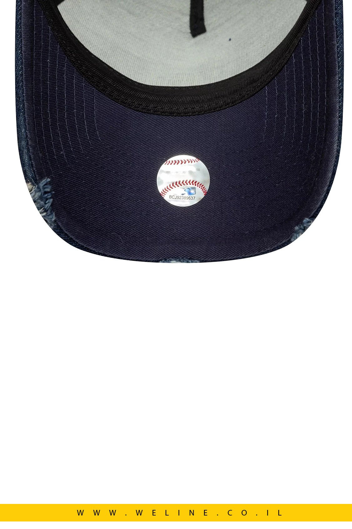 כובע New Era 9FORTY A - Frame Trucker לנשים – MLB LA Dodgers ג’ינס כחול | Snapback - WELINE.CO.IL
