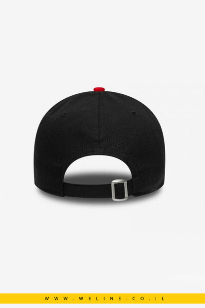 כובע מצחייה New Era 9FORTY – Chicago Bulls NBA Side Patch | שחור - WELINE.CO.IL