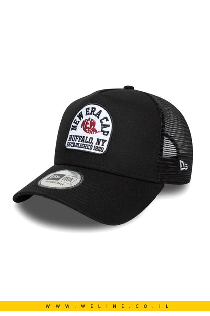 כובע New Era Cotton Patch Trucker – צבע שחור | יוניסקס - WELINE.CO.IL