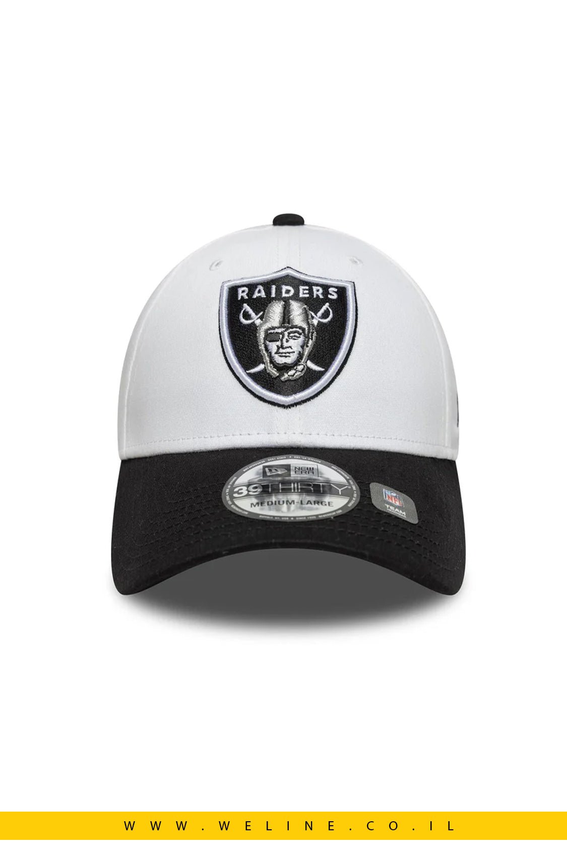 כובע New Era Las Vegas Raiders 39THIRTY Stretch Fit – לבן | NFL Official - WELINE.CO.IL