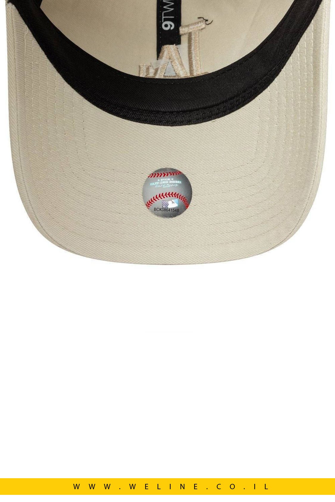 כובע רשת New Era Los Angeles Dodgers Trucker – בז’ | מתכוונן | יוניסקס (One Size) - WELINE.CO.IL