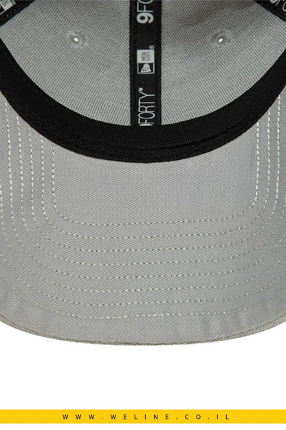 כובע מצחייה New Era Mlb Flame 9Forty בצבע אפור - WELINE.CO.IL