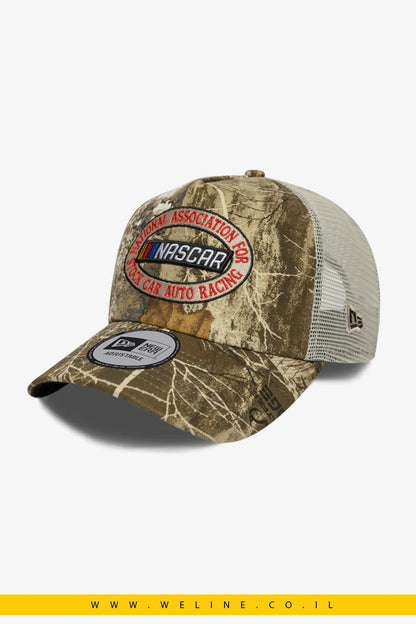 כובע New Era NASCAR Classics Camo E - Frame Trucker 9FORTY – עיצוב קמופלאז’ ספורטיבי - WELINE.CO.IL