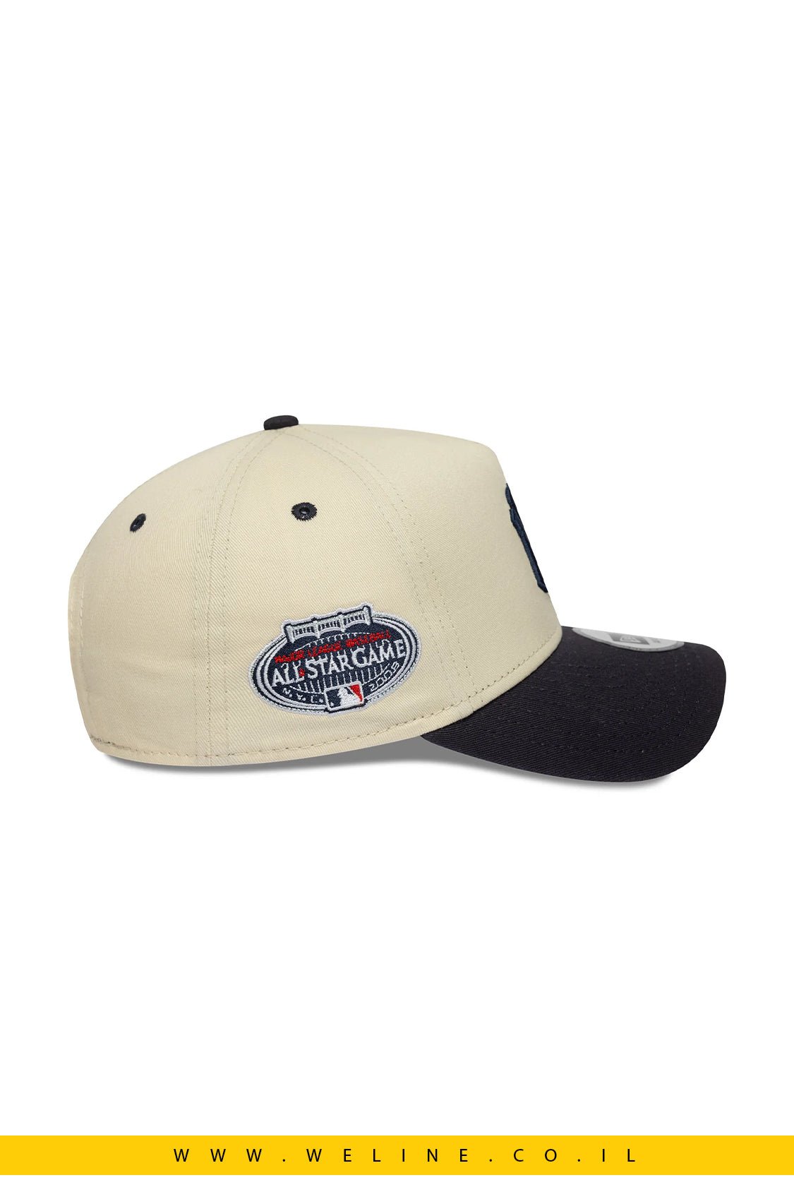 כובע New Era New York Yankees E - Frame – All Star Game Patch בצבע בז’ | Light Cream - WELINE.CO.IL