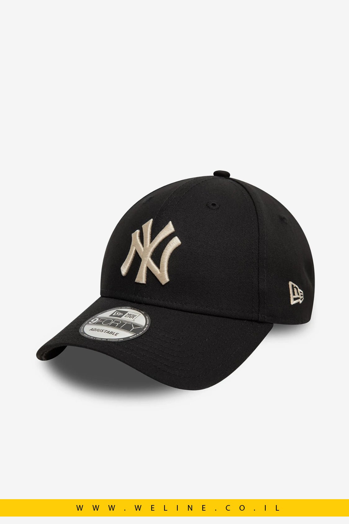כובע מתכוונן New York Yankees League Essential Black 9FORTY מבית New Era - WELINE.CO.IL