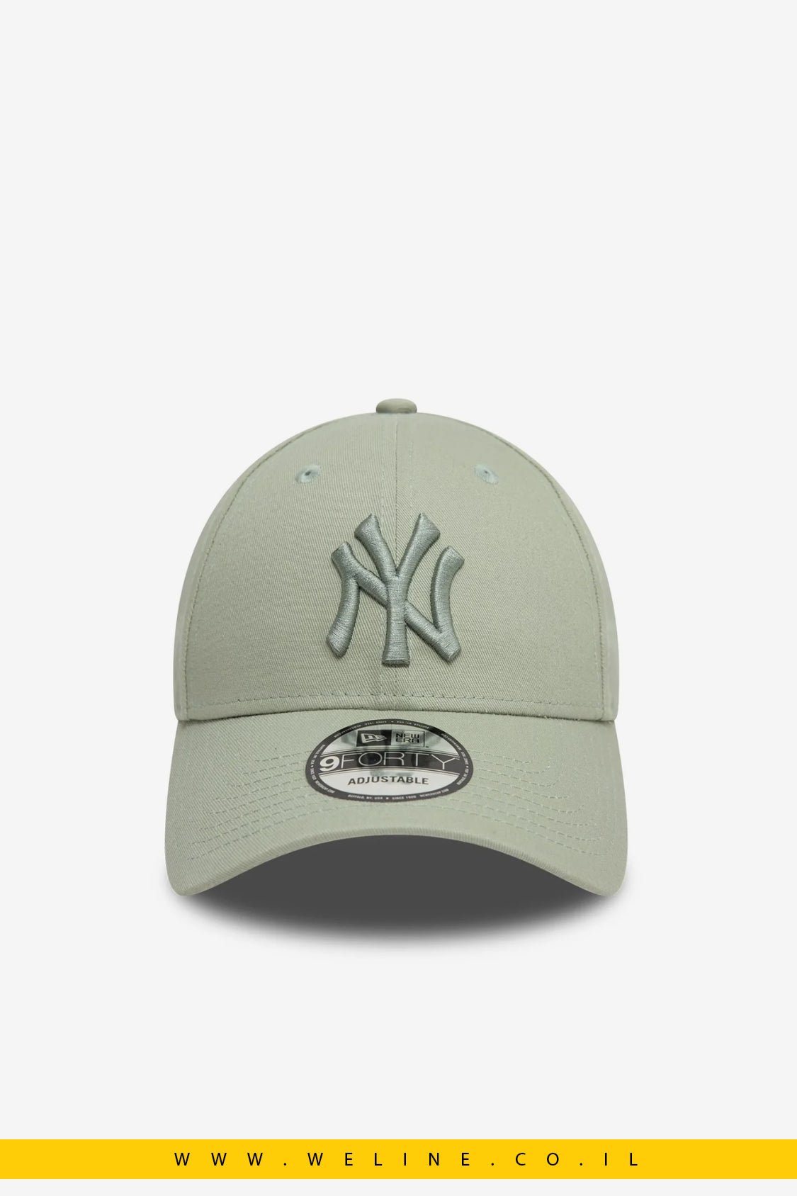 כובע מתכוונן New York Yankees League Essential Pastel Green 9FORTY מבית New Era - WELINE.CO.IL