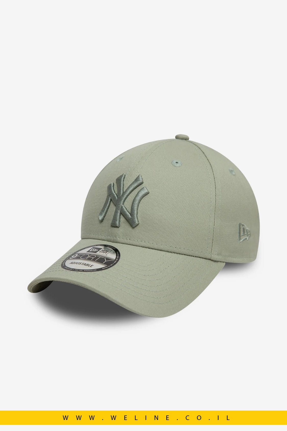 כובע מתכוונן New York Yankees League Essential Pastel Green 9FORTY מבית New Era - WELINE.CO.IL