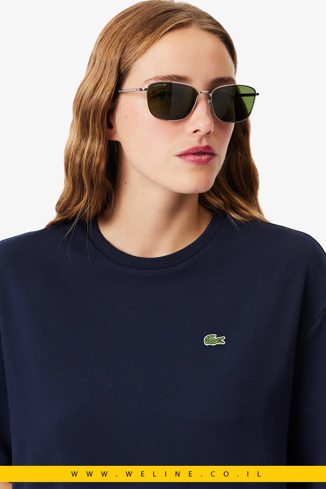 שמלת טי שירט Lacoste לנשים