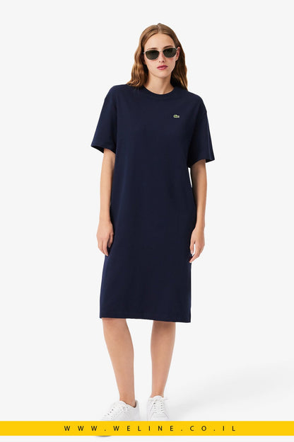 שמלת טי שירט Lacoste לנשים