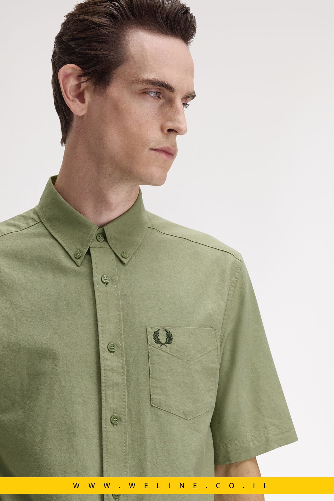 חולצת אוקספורד מכותנה לגברים – Oxford Shirt - WELINE.CO.IL