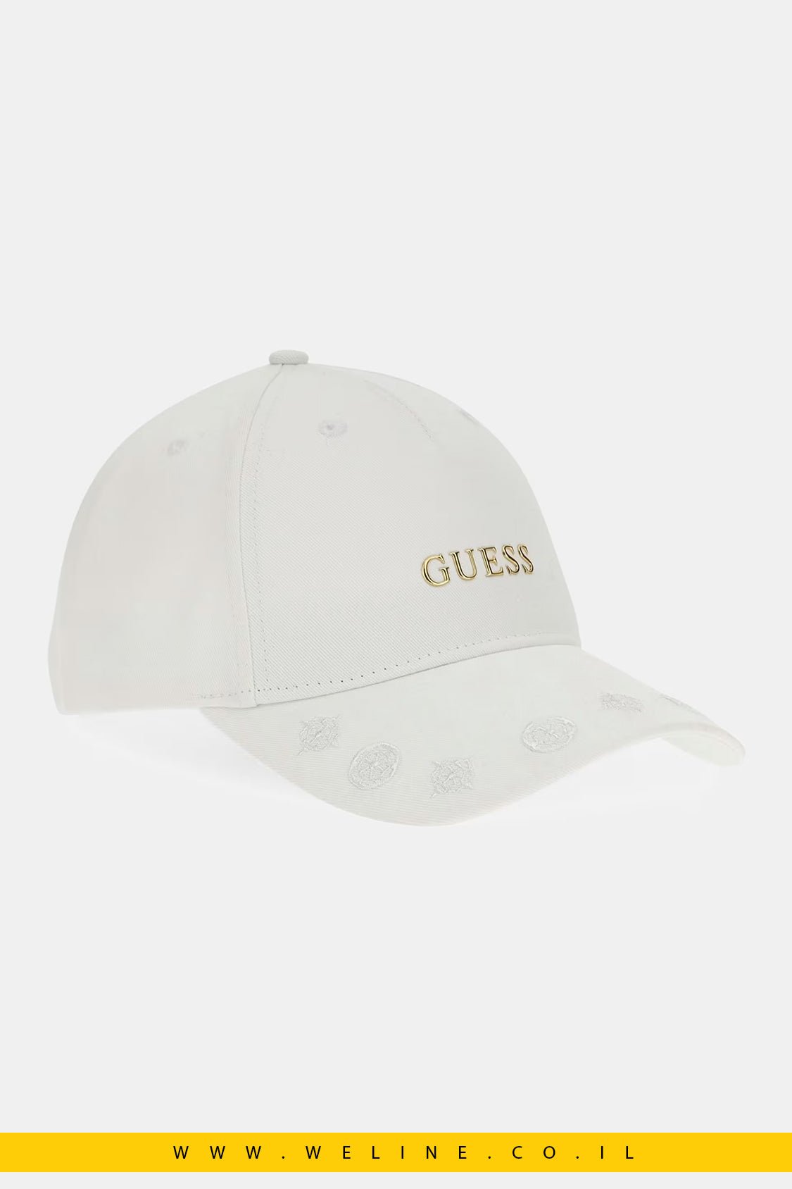 כובע בייסבול לבן Peony Logo – GUESS - WELINE.CO.IL