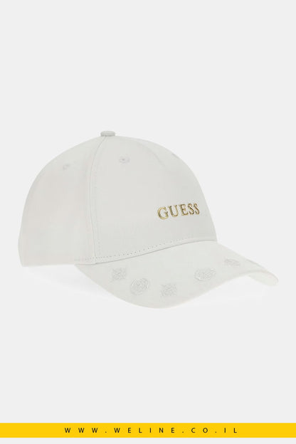 כובע בייסבול לבן Peony Logo – GUESS - WELINE.CO.IL