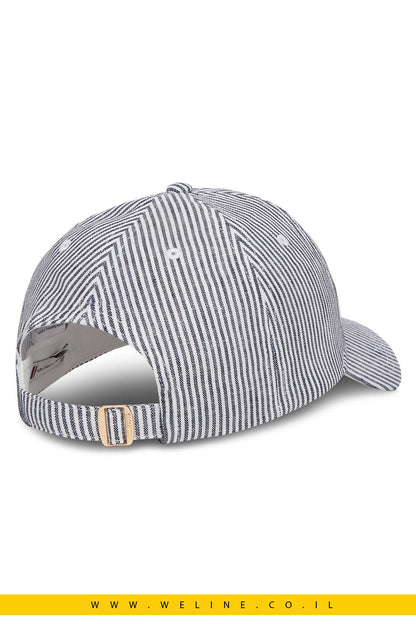 כובע מצחייה מבד פשתן לנשים – Premiu Beach | Tommy Hilfiger - WELINE.CO.IL