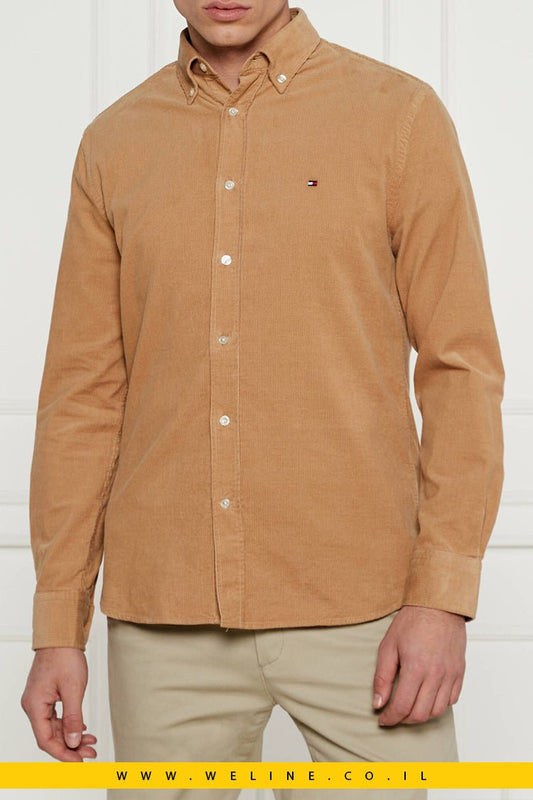 חולצה מכופתרת לגברים של טומי הילפיגר - WELINE.CO.IL