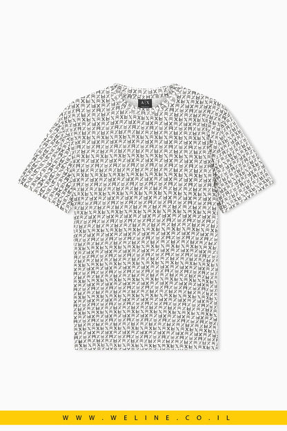 טי שירט Regular Fit מג'רזי כותנה קלאסי ARMANI EXCHANGE - WELINE.CO.IL