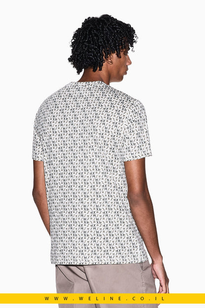 טי שירט Regular Fit מג'רזי כותנה קלאסי ARMANI EXCHANGE - WELINE.CO.IL