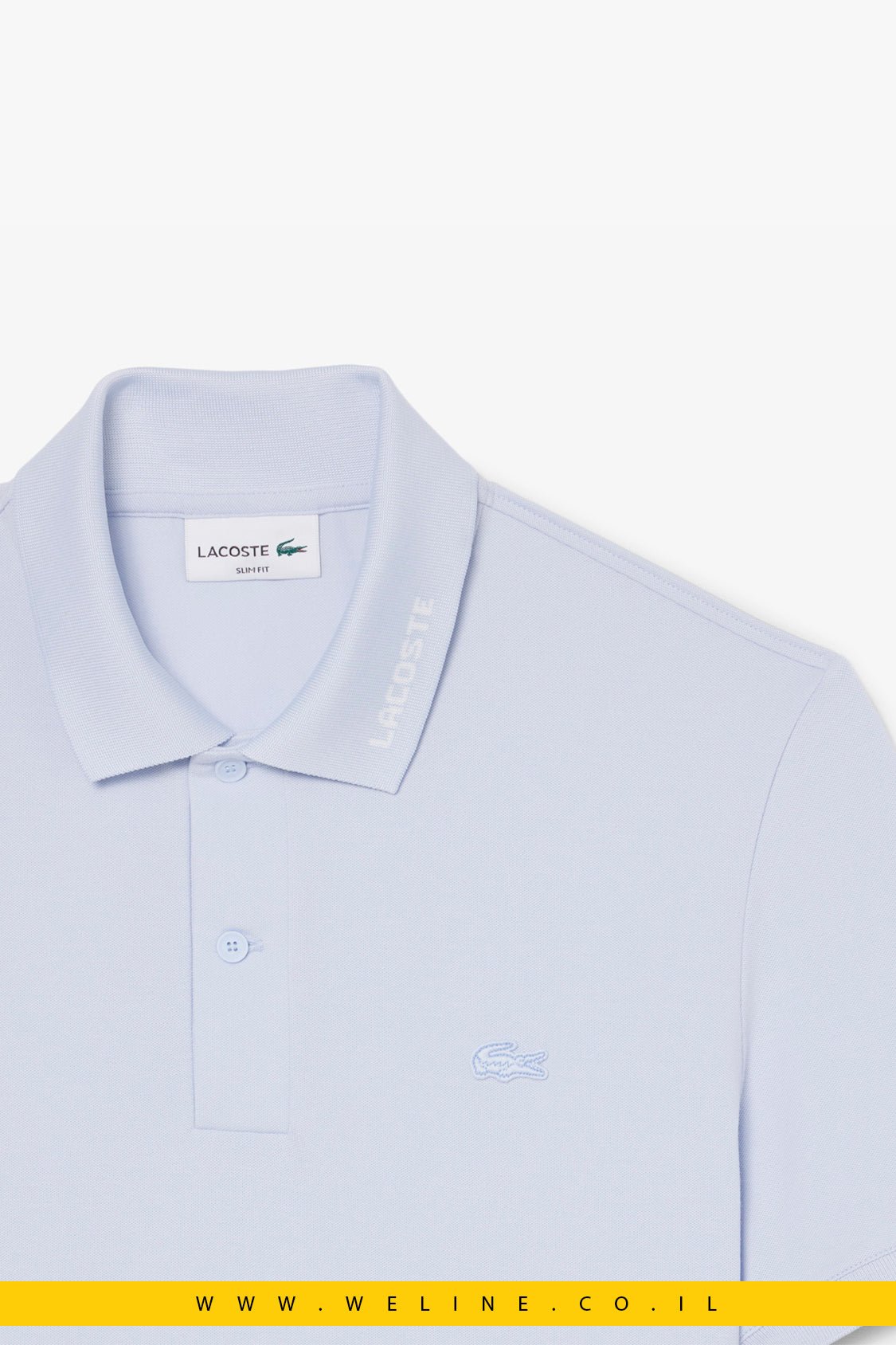 חולצת פולו Slim Fit – Lacoste Phoenix Blue - WELINE.CO.IL
