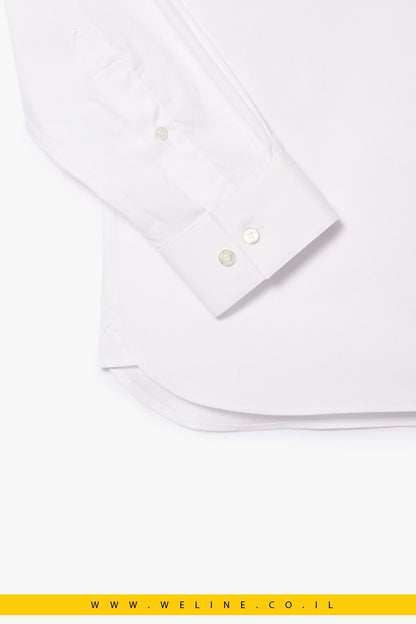 חולצה מכופתרת Slim Fit Stretch Poplin – Lacoste - WELINE.CO.IL