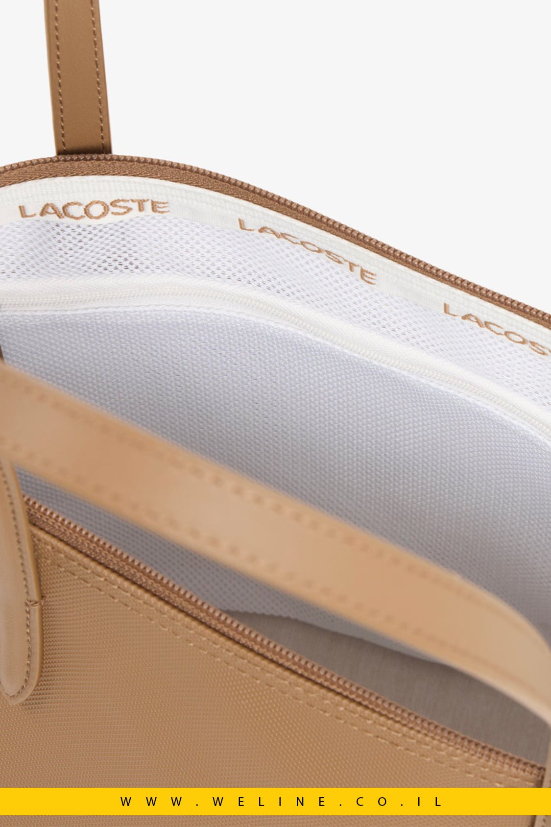 Small L.12.12 Concept Tote תיק קטן Lacoste- Mascara - WELINE.CO.IL