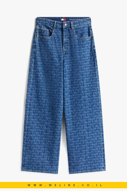 ג’ינס נשים Spell - Out Mid Rise Loose – Tommy Jeans - WELINE.CO.IL