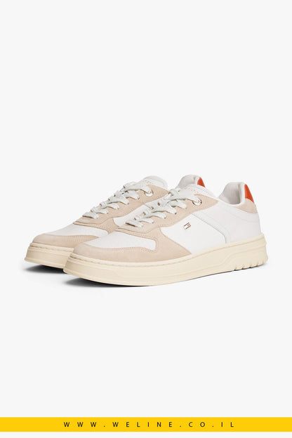 נעלי סניקרס זמש נשים Suede Cupsole – Tommy Hilfiger - WELINE.CO.IL