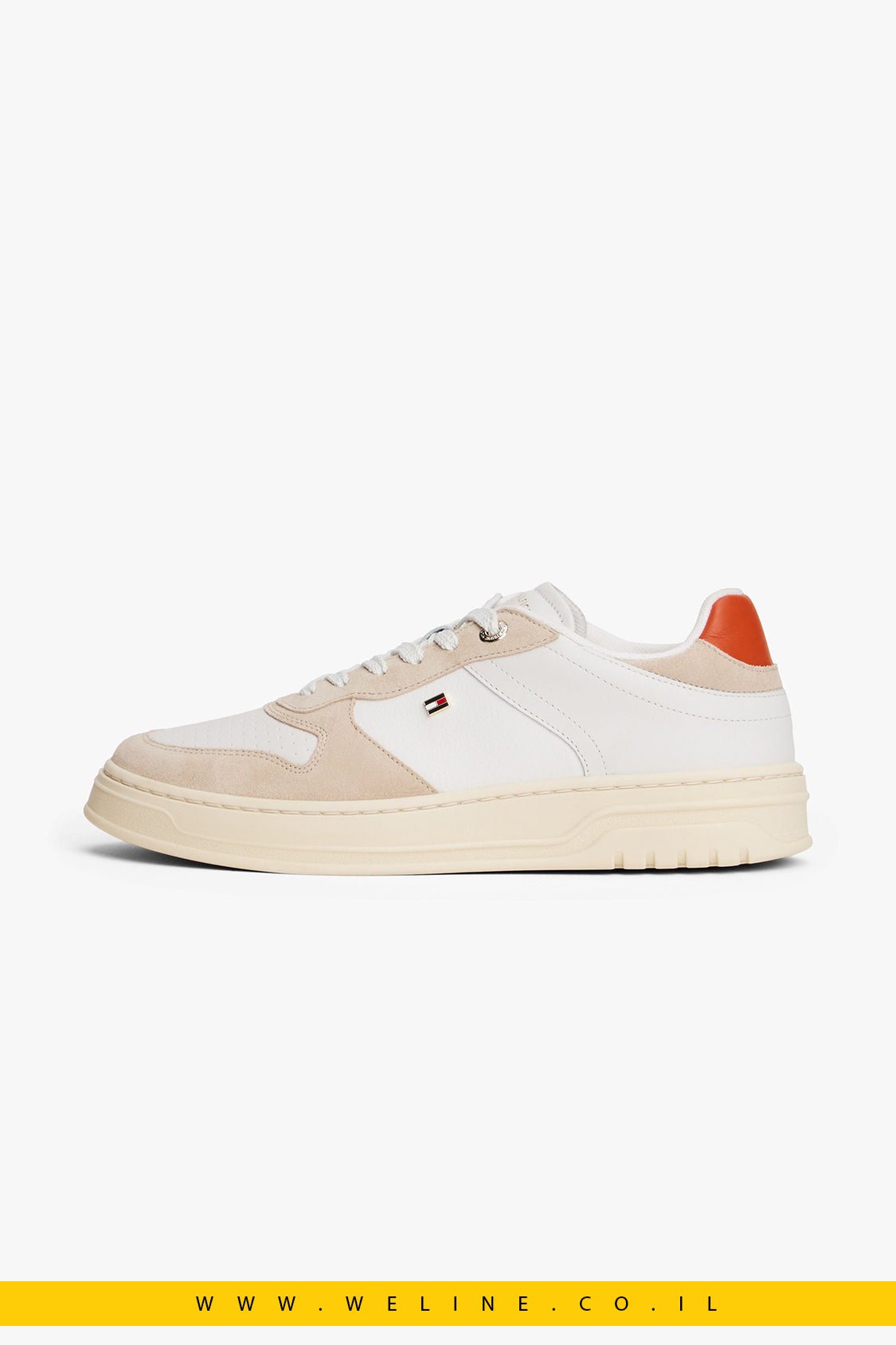 נעלי סניקרס זמש נשים Suede Cupsole – Tommy Hilfiger - WELINE.CO.IL