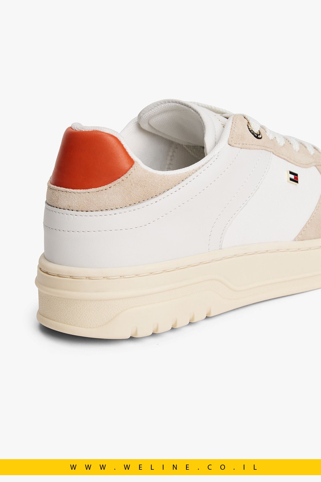 נעלי סניקרס זמש נשים Suede Cupsole – Tommy Hilfiger - WELINE.CO.IL