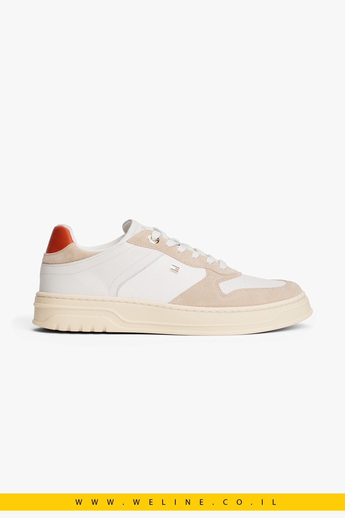 נעלי סניקרס זמש נשים Suede Cupsole – Tommy Hilfiger - WELINE.CO.IL