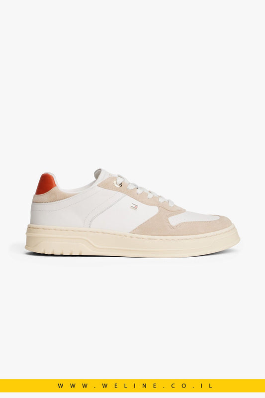 נעלי סניקרס זמש נשים Suede Cupsole – Tommy Hilfiger - WELINE.CO.IL