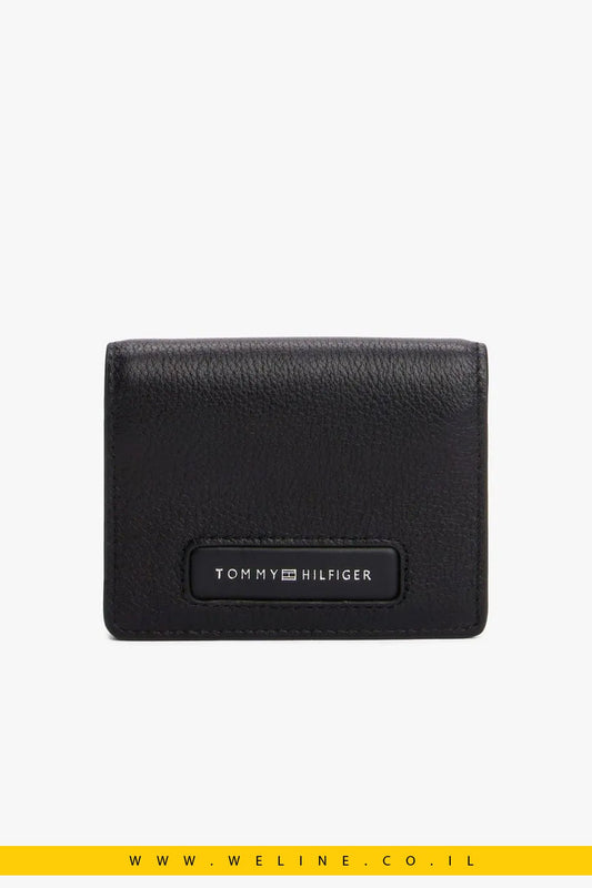 תיק כרטיסים עם לוגו לגבר | Tommy Hilfiger - WELINE.CO.IL