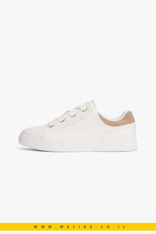 נעלי סניקרס עור נשים Tommy Hilfiger - WELINE.CO.IL