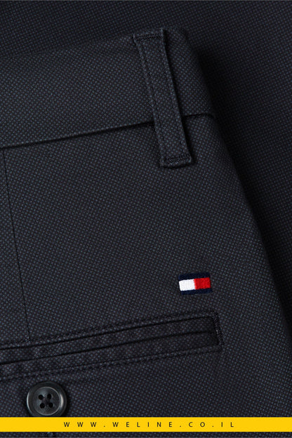 מכנסי צ'ינו Tommy Hilfiger Bleecker Slim Printed Structured - WELINE.CO.IL