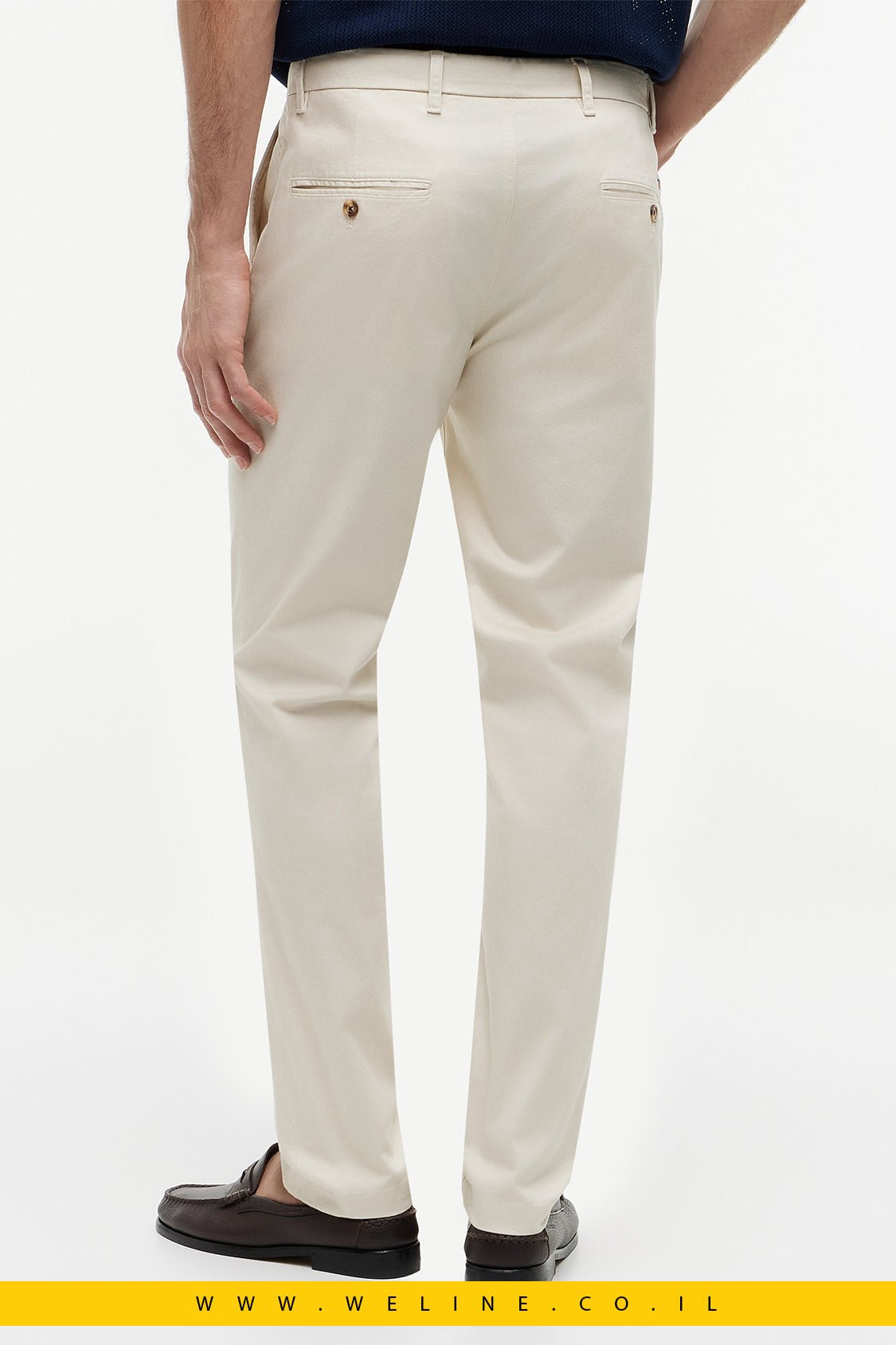 מכנסי צ'ינו Tommy Hilfiger Bleecker Slim Printed Structured - WELINE.CO.IL