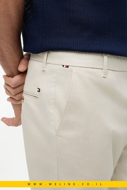 מכנסי צ'ינו Tommy Hilfiger Bleecker Slim Printed Structured - WELINE.CO.IL