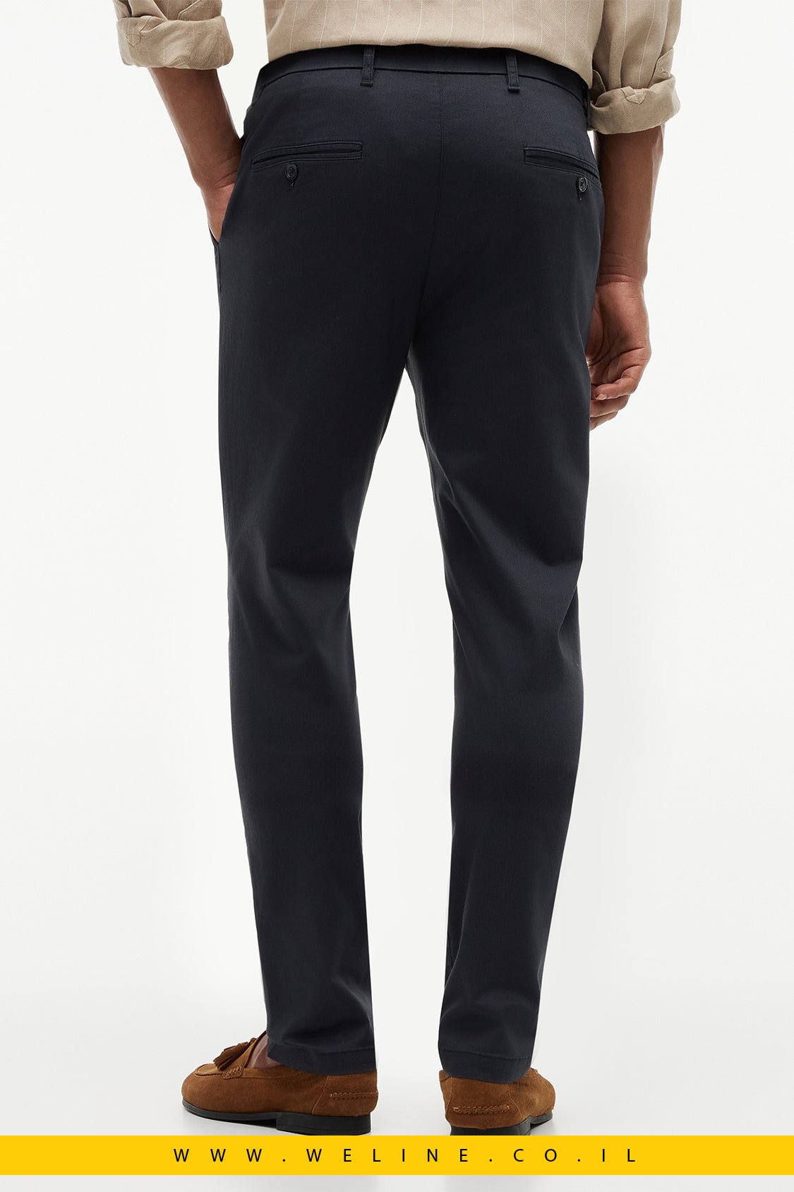 מכנסי צ'ינו Tommy Hilfiger Bleecker Slim Printed Structured - WELINE.CO.IL