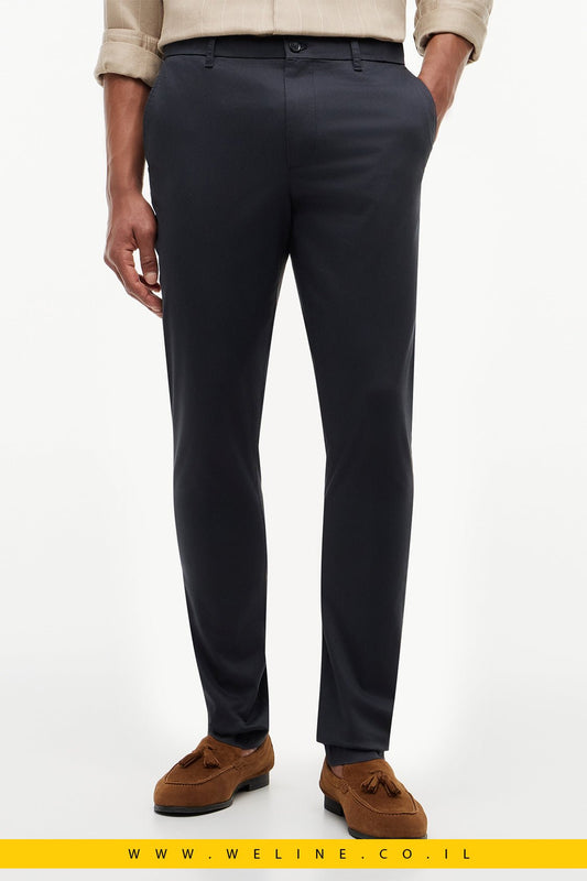 מכנסי צ'ינו Tommy Hilfiger Bleecker Slim Printed Structured - WELINE.CO.IL