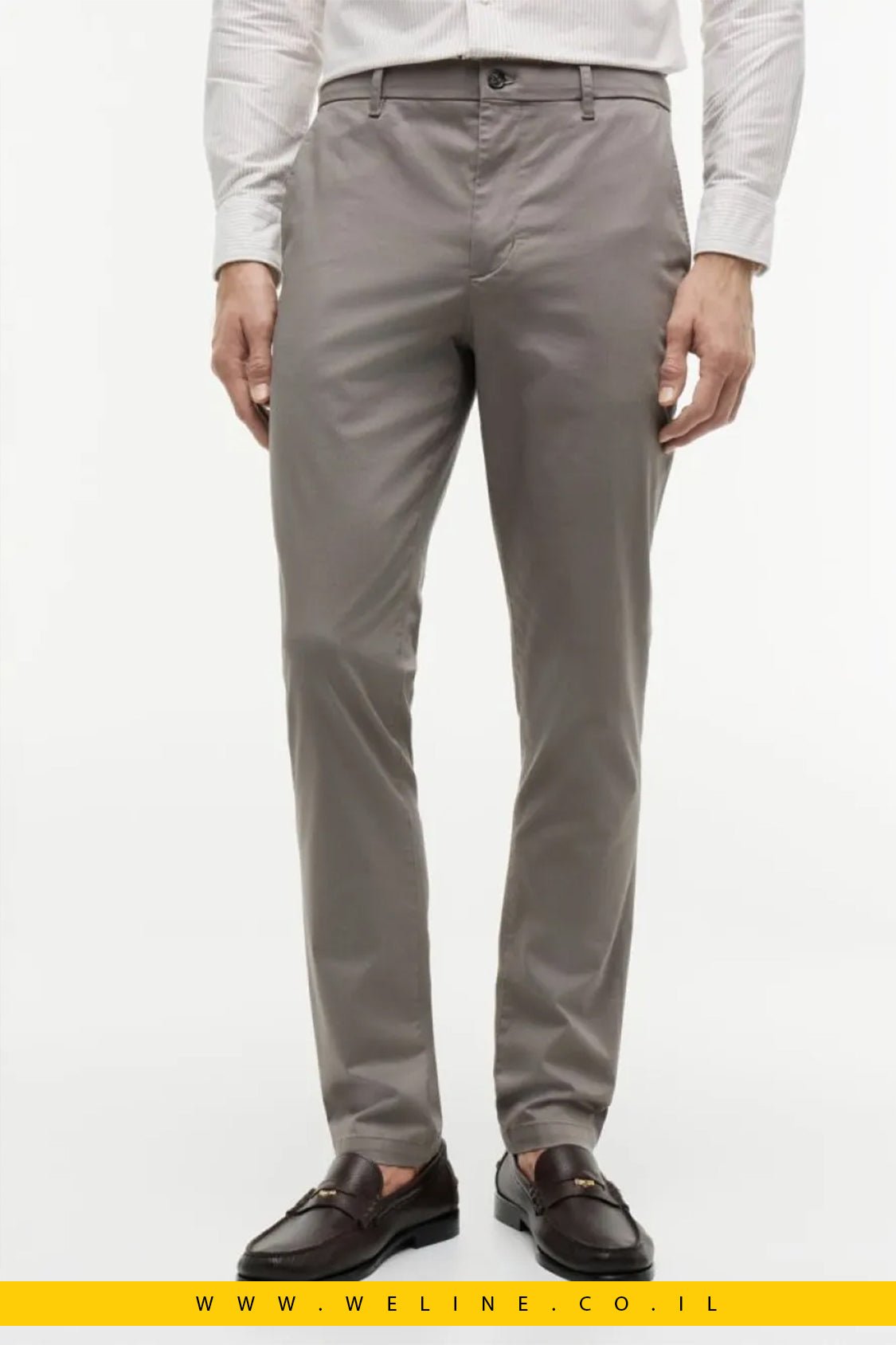 מכנסי צ'ינו Tommy Hilfiger Bleecker Slim Printed Structured - WELINE.CO.IL
