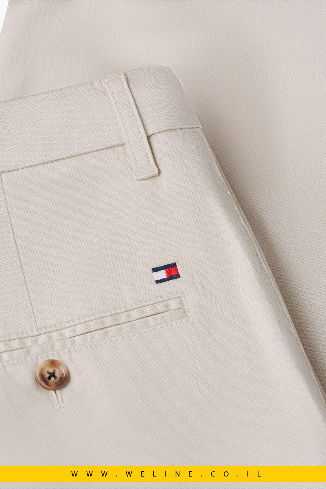 מכנסי צ'ינו Tommy Hilfiger Bleecker Slim Printed Structured - WELINE.CO.IL