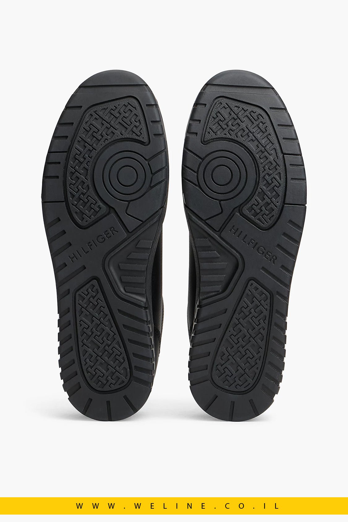 נעלי סניקרס גברים Tommy Hilfiger Fine Cleat Basketball Trainers With Leather - WELINE.CO.IL