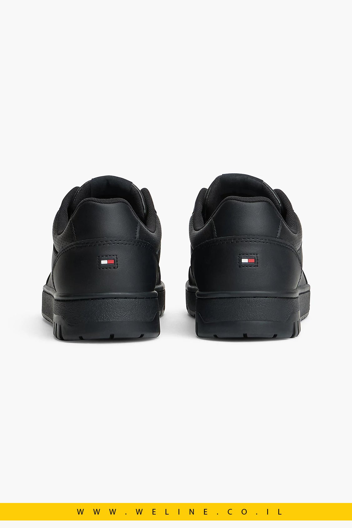 נעלי סניקרס גברים Tommy Hilfiger Fine Cleat Basketball Trainers With Leather - WELINE.CO.IL