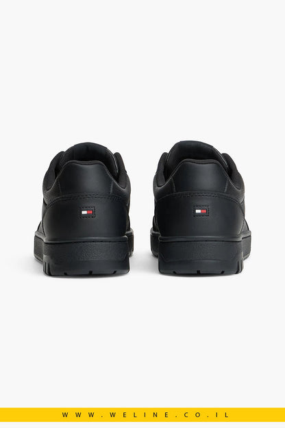 נעלי סניקרס גברים Tommy Hilfiger Fine Cleat Basketball Trainers With Leather - WELINE.CO.IL