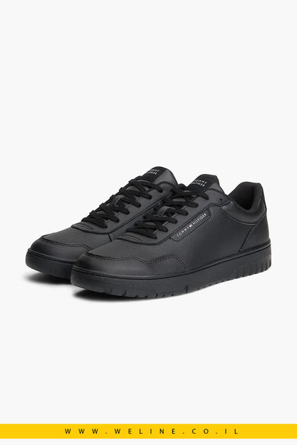 נעלי סניקרס גברים Tommy Hilfiger Fine Cleat Basketball Trainers With Leather - WELINE.CO.IL