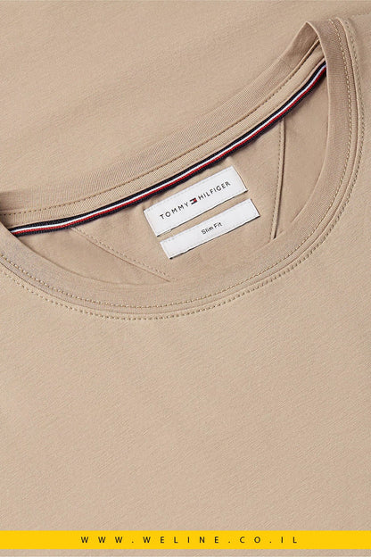 טי שירט Tommy Hilfiger Flag Embroidery Slim Jersey - WELINE.CO.IL