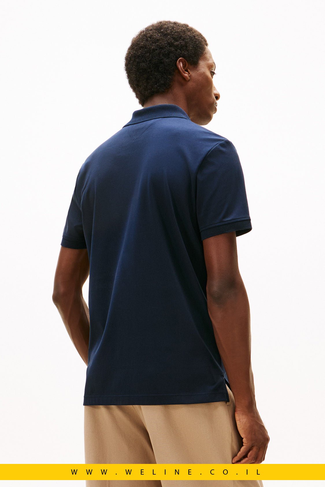 חולצת פולו Tommy Hilfiger Icon Lux Interlock Short Sleeve - WELINE.CO.IL